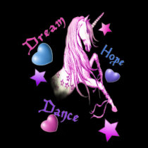 *Dream Hope Dance* Unicorn Top t-shirts