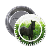 Dream Horse Round Button