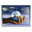 Dream in a hand posters