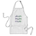 dream, inspire,create apron
