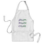 dream, inspire,create apron