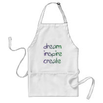 dream, inspire,create apron