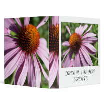 Dream, Inspire, Create Echinacea Binder