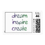 dream, inspire, create stamp dream, inspire, create stamp