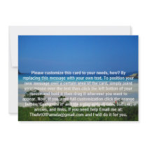 Dream it, Live it Beach 4 Custom Invitation