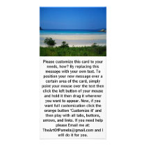 Dream it, Live it Beach 4 Customized Photo Card