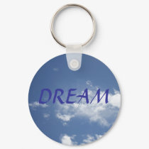 DREAM KEY CHAIN ON SKY BACKGROUND keychains by bonnievoyage DREAM KEY CHAIN ON SKY BACKGROUND keychains