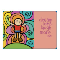 dream lots laugh more poster. posters