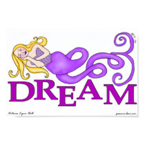 Dream-Mer Mermaid posters by Victoreeah Dream-Mer Mermaid posters