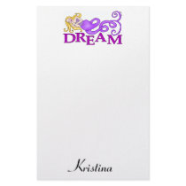 Dream Mermaid Customizable Kid's Stationary Customized Stationery