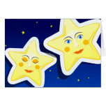 Dream night, greeting card