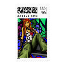 'Dream of the Dragon-I love NY' Stamp stamps