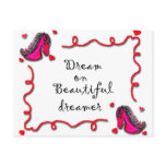 dream on beautiful dreamer post cards