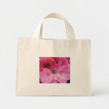 Dream Pink Geranium Flower Bag