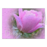 Dream-Pink Rose Card