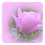 Dream-Pink Rose Stickers