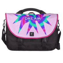 DREAM PINKS PURPLE BRIGHTENS YOUR DAY LAPTOP BAG