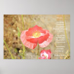 Dream Poem Poppy Poster Dream Poem Poppy Poster
