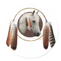 Dream Pony Round Stickers