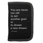 Dream - portfolio planner in black and white