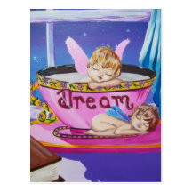 "Dream" Precious Wings Fairy Postcard
