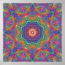 Dream Star, Fractal Abstract wallart Print