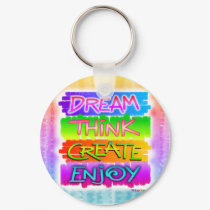Dream Tee keychains by PopArtDiva Dream Tee keychains