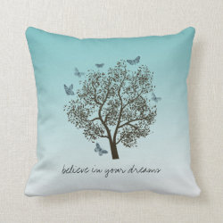 Dream Tree Throw Pillow