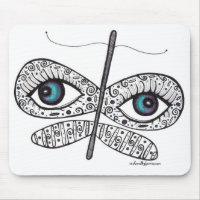 Dream with your eyes wide open. mousepad