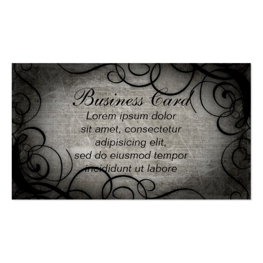 Dream Within A Dream Coordinates Business Card Template (front side)
