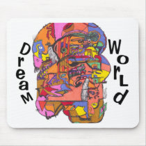 Dream World mousepads by naranjay Dream World mousepads