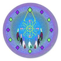 Dreamcatcher Blue stickers