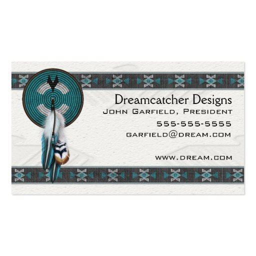 Dreamcatcher Business Card (front side)