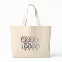 Dreamcatcher Fade Canvas Bags
