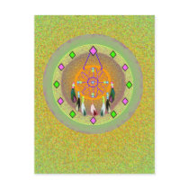 Dreamcatcher Orange postcards
