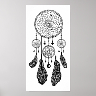 Dreamcatcher - Poster (White)