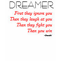 Dreamer (Gandhi) RSmith ED 08 t-shirts