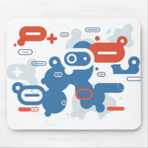 Dreamer : Urban Alien Graffiti Abstract Mousepad mousepads