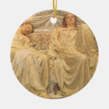 Dreamers by Albert Joseph Moore Christmas Tree Ornament