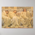 Dreamers by Albert Joseph Moore Poster