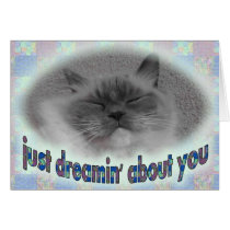 Dreaming about you! cards