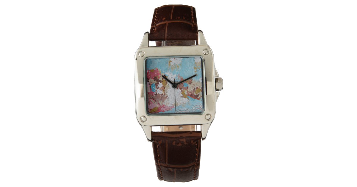 Dreaming abstract art watch Zazzle