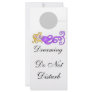 Dreaming Do Not Disturb Mermaid Muse Door Hanging Customized Rack Card