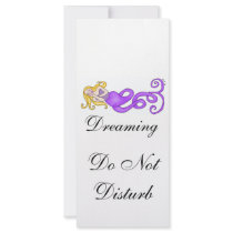 Dreaming Do Not Disturb Mermaid Muse Customized Rack Card