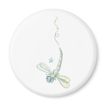Dreaming Dragonfly Fridge Magnets