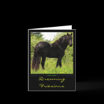 Dreaming Friesians Notecards by RookyStudios Dreaming Friesians Notecards