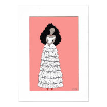 Dreaming Girl in White posters