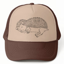 Dreaming Hedgehog Mesh Hat by Vanillabeana Dreaming Hedgehog Mesh Hat
