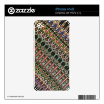 Dreaming In Rows iPhone 4/4S Skin skins