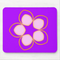 Dreaming Lotus Anime Flower mousepads